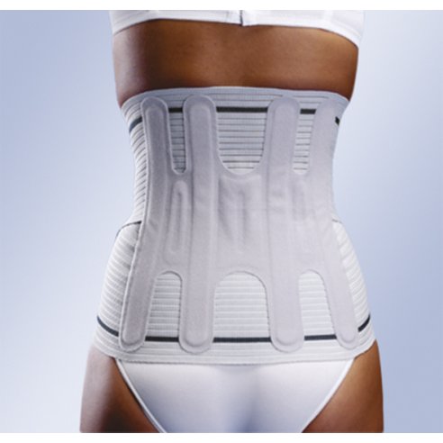 FAJA SACROLUMBAR SEMIRRÍGIDA ALTA EVOTEC EV-101 T.4 C.GRIS