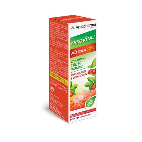 ARKOVITAL ACEROLA 1000 15 COMP MASTICABLES