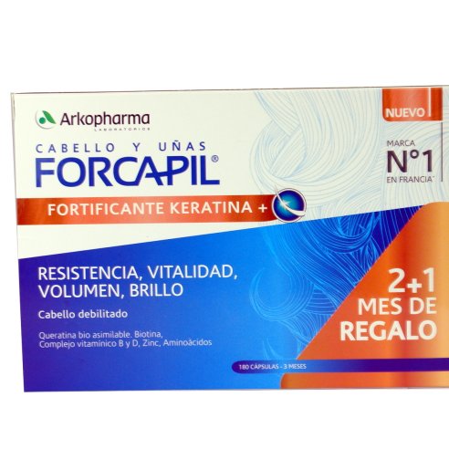 FORCAPIL FORTIFICANTE KERATINA 3 UNIDADES 60 CA