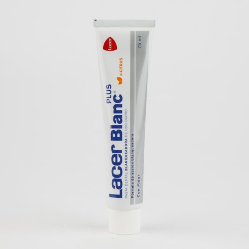 LacerBlanc Plus Pasta Dental Blanqueadora Citrus dientes blancos