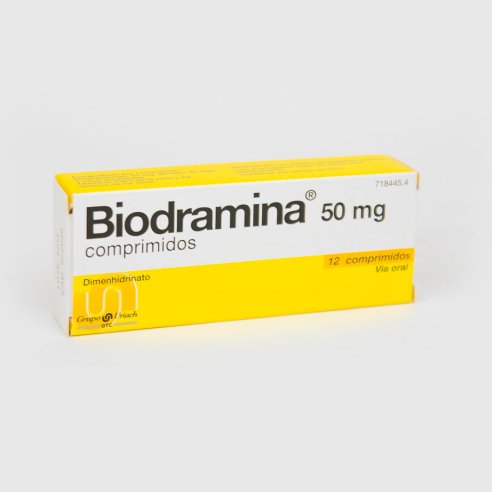 BIODRAMINA 50 MG 12 COMPRIMIDOS