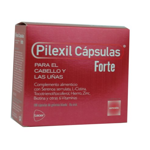 PILEXIL CAPSULAS FORTE CABELLO Y UÑAS 100 CAPS