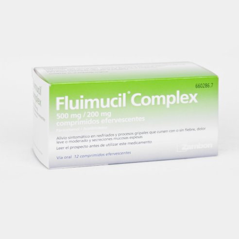FLUIMUCIL COMPLEX 500/200 MG 12 COMPRIMIDOS