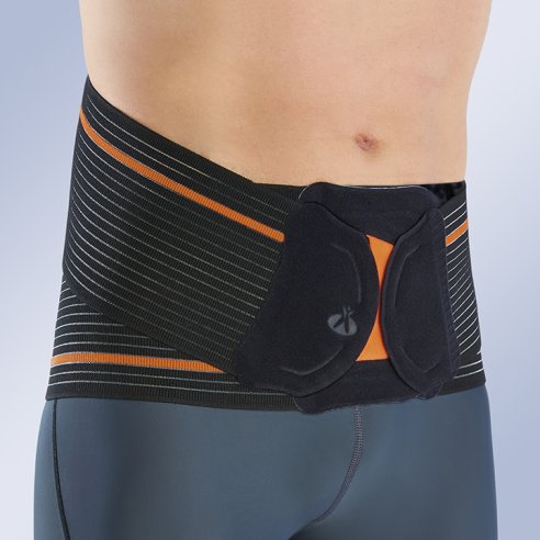 FAJA SACROLUMBAR SEMIRRÍGIDA CORTA EVOTEC EV-300 T.6 C.NEGRO