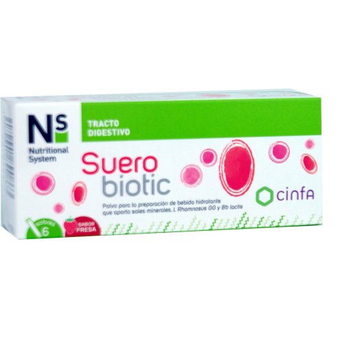 NS SUEROBIOTIC 6 SOBRES FRESA