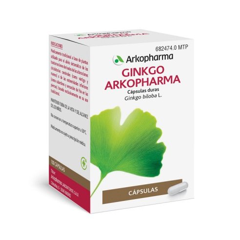 ARKOCAPSULAS GINKGO 180 MG 100 CAPSULAS