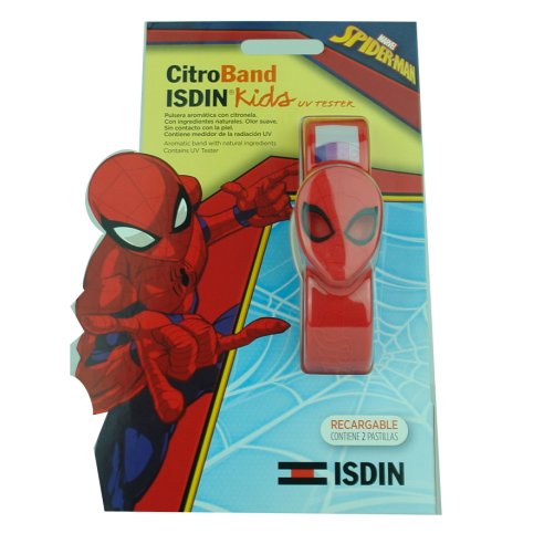 CITROBAND ISDIN KIDS  UV TESTER PULSERA EDICION SPIDERMAN