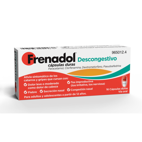 FRENADOL 16 CAPSULAS