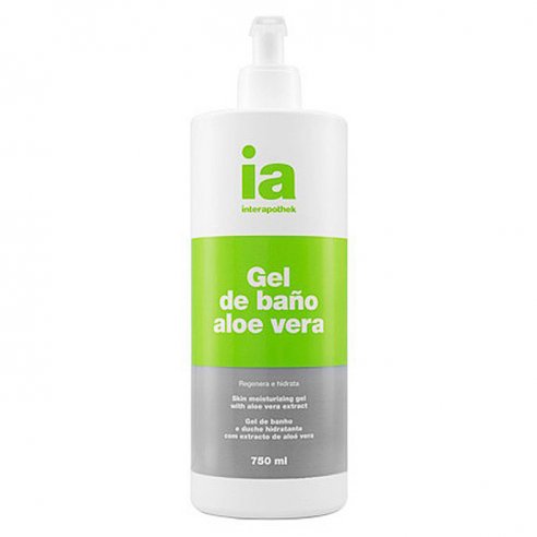 INTERAPOTHEK GEL DE BAÑO ALOE VERA 750 ML CON DOSIFICADOR