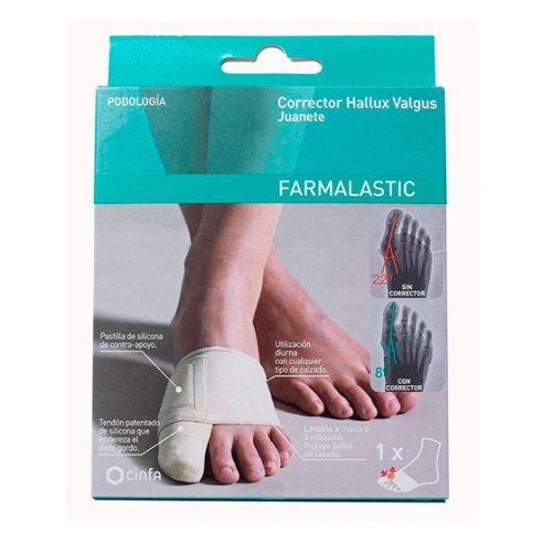 CORRECTOR JUANETES HALLUX VALGUS FARMALASTIC GEL