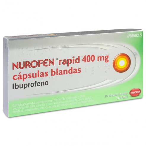 NUROFEN 400 MG 10 CAPSULAS