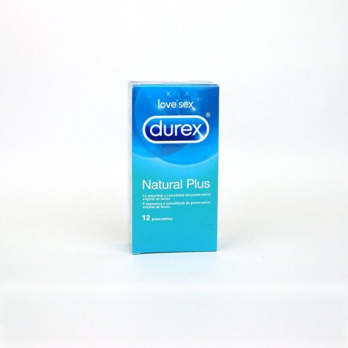 PRESERVATIVOS DUREX NATURAL PLUS 12 U