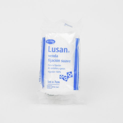 VENDA DE GASA HIDROFILA LUSAN FIJACION SUAVE 5 M. X 7 CM