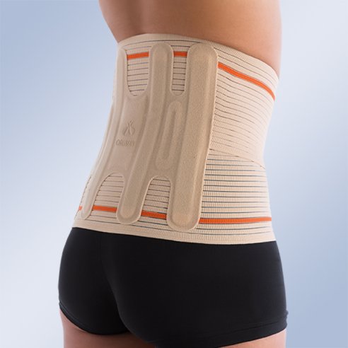 FAJA SACROLUMBAR SEMIRRÍGIDA ALTA EVOTEC EV-201 T.5 C.BEIGE
