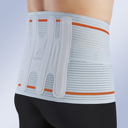 FAJA SACROLUMBAR SEMIRRÍGIDA CORTA EVOTEC EV-100 T.3 C.GRIS