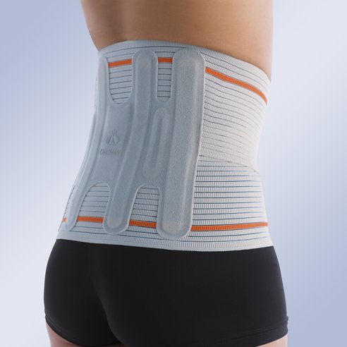 FAJA SACROLUMBAR SEMIRRÍGIDA ALTA EVOTEC EV-101 T.3 C.GRIS