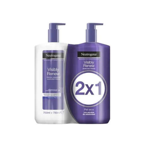 NEUTROGENA VISIBLY RENEW LOCION CORP ELAS 750ML 2X1