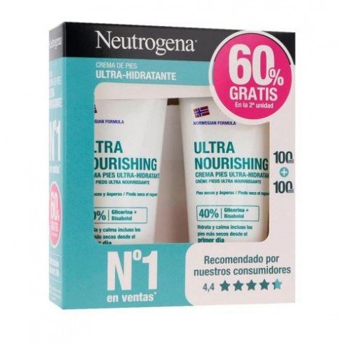 NEUTROGENA  PIES DUPLO ULTRAHIDRATANTE 2 X 100 ML