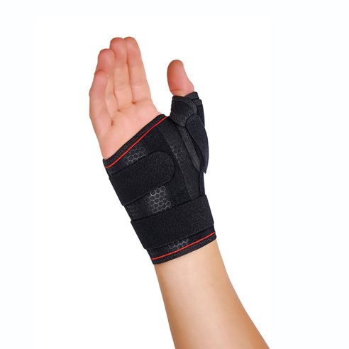 MUÑEQUERA DERECHA FERULA PULGAR MP-D72 T.3 C.GRIS