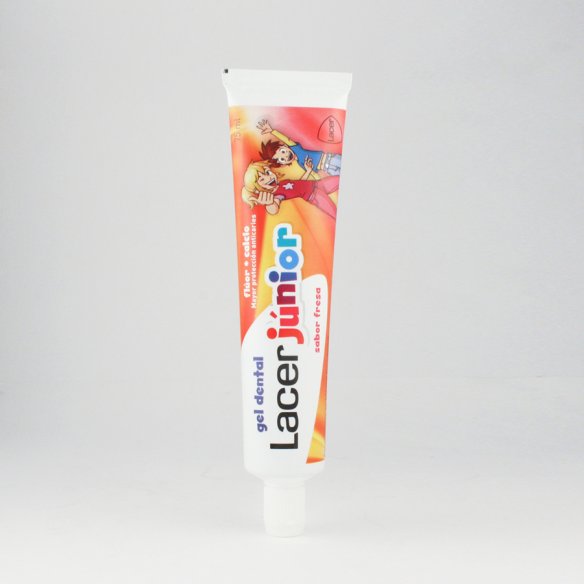 Lacer Junior Gel dental sabor fresa 75 ml