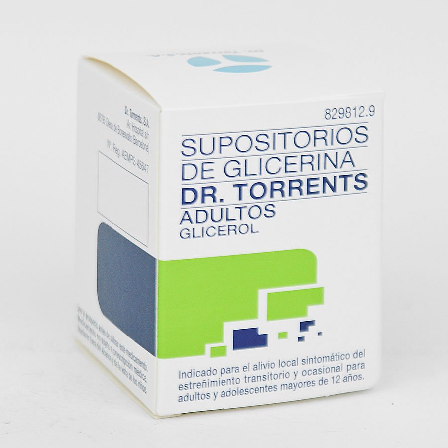 Supositorios Glicerina Dr Torrents Adultos 12 un