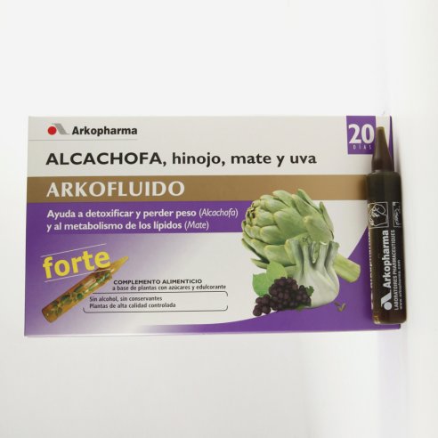ARKOFLUIDO ALCACHOFA FORTE AMP BEBIBLES 15 ML 20
